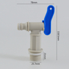 Plastic Taps with Thread 1/2'' and 3/4'' Faucet Tap Drum Tap Jug Faucet Plastic PE Can Spigot