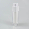 Luxury 50ml Double Wall Skincare Rotate Airless Pump Cosmetic Square Plastic Bottle