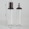 100ml Acrylic Square Shape Lotion Bottle for Cosmetic Packaging
