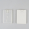 20ml Square Pocket Spray Bottle Clear White Black Hand Sanitizer Credit Card Plastic Perfume Mist Spray Bottle