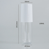 100ml PET Transparent Lotion Pump Bottle with PP Full Cover