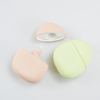 New Design 40ml HDPE Egg Shape Container Plastic Squeeze Plush Touch Feeling Sunscreen Bottle