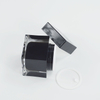 Luxury 100g Acrylic Square Shape Cream Jar for Cosmetic Packaging
