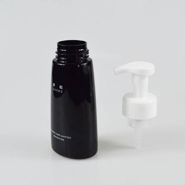 8oz 250ml PET Foam Pump Bottle 42mm Neck Oval Plastic Bottle