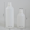 350ml 500ml 11oz 16oz HDPE Trigger Spray Bottle Slant Shoulder Round Bottle