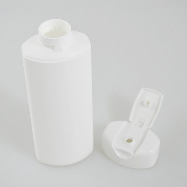 200ml 6oz HDPE Shampoo Bottle Squeeze Oval Shape Bottle with Flip Top Cap