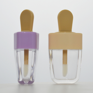 10ml Lip Glaze Container Cute Ice Sucker Shaped Lip Gloss Tube with Blush
