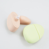 New Design 40ml HDPE Egg Shape Container Plastic Squeeze Plush Touch Feeling Sunscreen Bottle