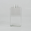 Wholesale 350ml 450ml 550ml 650ml PET Clear Plastic Square Lotion Pump Bottle