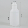 16oz 500ml 28/400 Natural White HDPE Containers HDPE Trigger Bottle with Scale