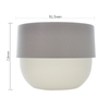 250g 8oz Moisturizers Packaging PP Plastic Jar for Cosmetic Face & Body Creams