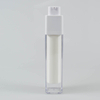 Luxury 50ml Double Wall Skincare Rotate Airless Pump Cosmetic Square Plastic Bottle