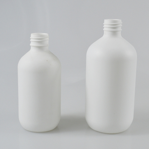 300ml 500ml Boston Round HDPE Bottle 28/410 for Shampoo Hair Wash Shower Gel Hand Sanitizer Clean