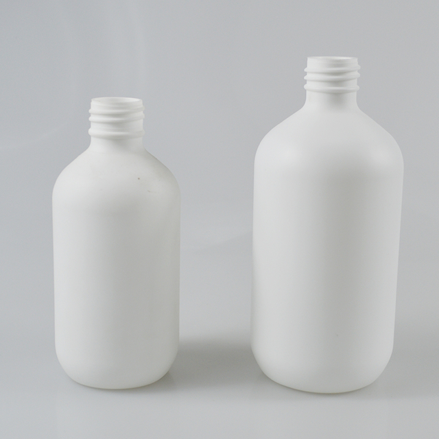 300ml 500ml Boston Round HDPE Bottle 28/410 for Shampoo Hair Wash Shower Gel Hand Sanitizer Clean