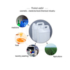 128oz 1 Gallon 4 Litre F-Style Jugs Natural Clear HDPE Container for Detergent Liquid Packaging
