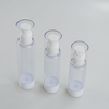 Luxury 15ml 30ml 50ml Plastic AS Clear Vacuum Pump Bottle Airless Pump Bottle for Skincare Cream Packaging 