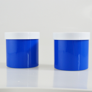 250g 8oz PP Jar Body Butter Cylindrical Jars with Screw Cap for Skin Care Moisturizers Packaging