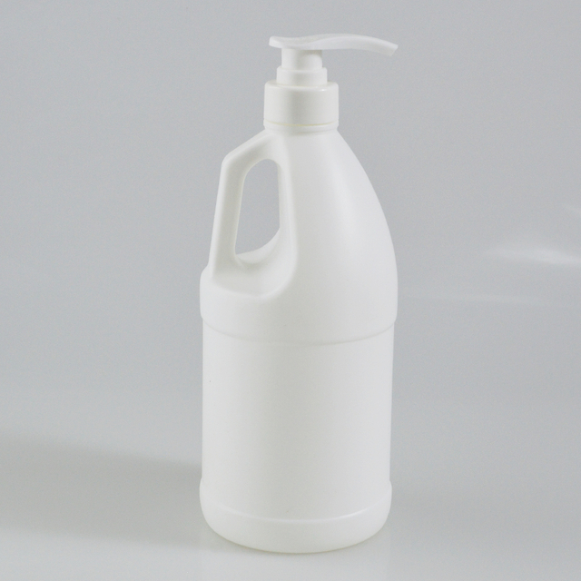 32oz 1Liter HDPE Round Jug 32/410 Plastic Hand Sanitize Plastic Pump Dispenser Bottle with Handle