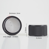 28mm 28/410 Thicker Cap Black PP Screw Cap Twist Cap with 2mm Thickness