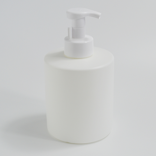 1000ml 32oz 1L Plastic HDPE Round Flat Shoulder Bottle with Foam Pump 