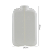 180oz 5.5Liter HDPE Jug Square Barrel Plastic Bottle with Handle
