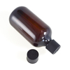 28mm 28/415 Black White PP CRC Child Resistant Cap with Heat Induction Foil Liner Hand Press CRC Bottle Cap