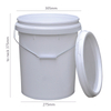 5 Gallon 20 Litre Round Bucket Plastic Pails with Lids and Handle