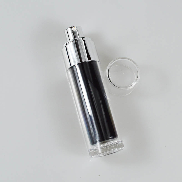 30ml 50ml Korean Style Skincare Airless Pump Bottle with Replaced Inner Bottle