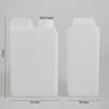32oz F-Style Jugs Natural Clear HDPE F-Jug 38/400 with Plug and Cap Car Detail Bottles
