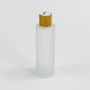 Factory Customized Bamboo Lid Disc Top Cap Bamboo Disc Dispensing Cap