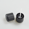20mm Black Plastic Cap with Brush for Nail Polish Essential Oil Bottle