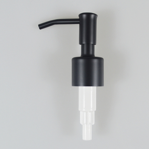 24mm Matte Black 304 Stainless Steel Metal Lotion Pump Soap Dispenser