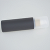 Luxury 120ml 4oz HDPE Matte Black Lotion Bottle with PP Full Cover