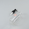 24/410 500ml 16 oz Clear PET Plastic Round Bottle 