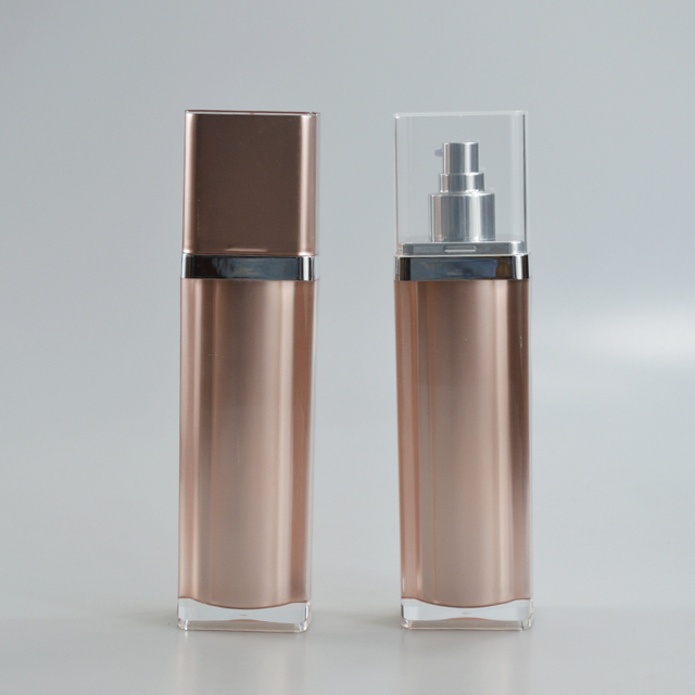 Luxury 5oz 150ml Acrylic Lotion Pump Bottle with customized design