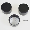 28mm 28/410 Black PP Plastic Screw Cap with Air Hole & Gas-permeable Membrane