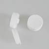 28mm 28/400 28/410 Flat PP Flip Top Cap White Dispenser Snap Top