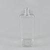 500ml 16oz 28/410 PET Transparent Bottle Square Plastic Bottle