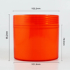 13oz 400g PP Inner Jar AS Casing Cosmetic Plastic Jars With Lids for Skin Care Cream