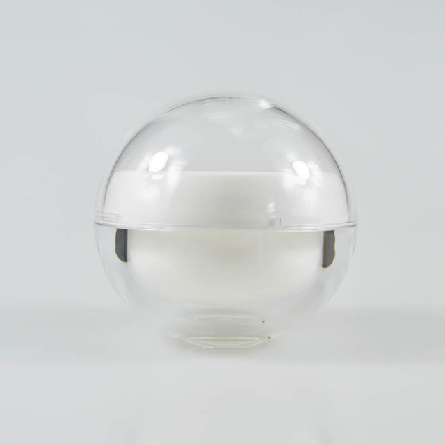 100g Acrylic Sphere Cream Jar 4oz Plastic Round Ball Shape Cosmetic Container