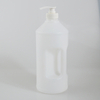 2L 64oz HDPE White Natural Plastic Bottle Refillable Large Plastic HDPE Gallon Bottle with Handle