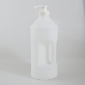 2L 64oz HDPE White Natural Plastic Bottle Refillable Large Plastic HDPE Gallon Bottle with Handle