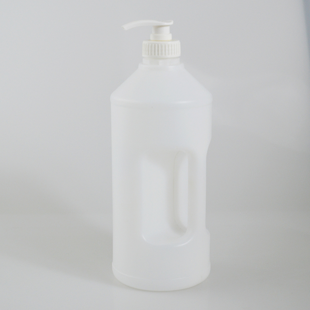 2L 64oz HDPE White Natural Plastic Bottle Refillable Large Plastic HDPE Gallon Bottle with Handle