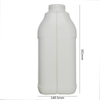 5.5L 6L 180oz 200oz HDPE Jugs Square Shape Barrel for Bleach & Solvents