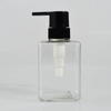 Wholesale 350ml 450ml 550ml 650ml PET Clear Plastic Square Lotion Pump Bottle