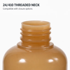300ml 10oz PET Cosmetic Bottle with 24/410 Press Pump for Skincare Lotion
