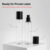 100ml 120ml PET Fine Mist Spray Bottles with Full Cover Cap