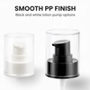 24mm PP Lotion Pump with Full Cover Cap for Cosmetic Bottles