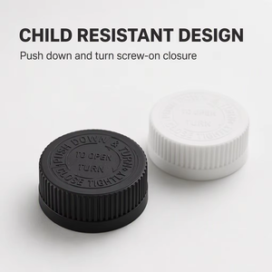 Safety Cap 32/410 CRC Ribbed Cap Child Resistant Cap for Medicine Bottle