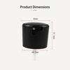 20mm Fine Mist Spray Closure with Matte Black Locking Cap